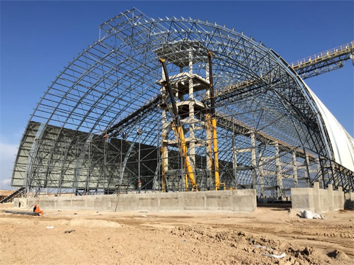 韶关煤机油桶翘工程网架